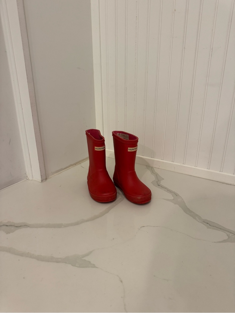 Kids Hunter Red Rain Boots